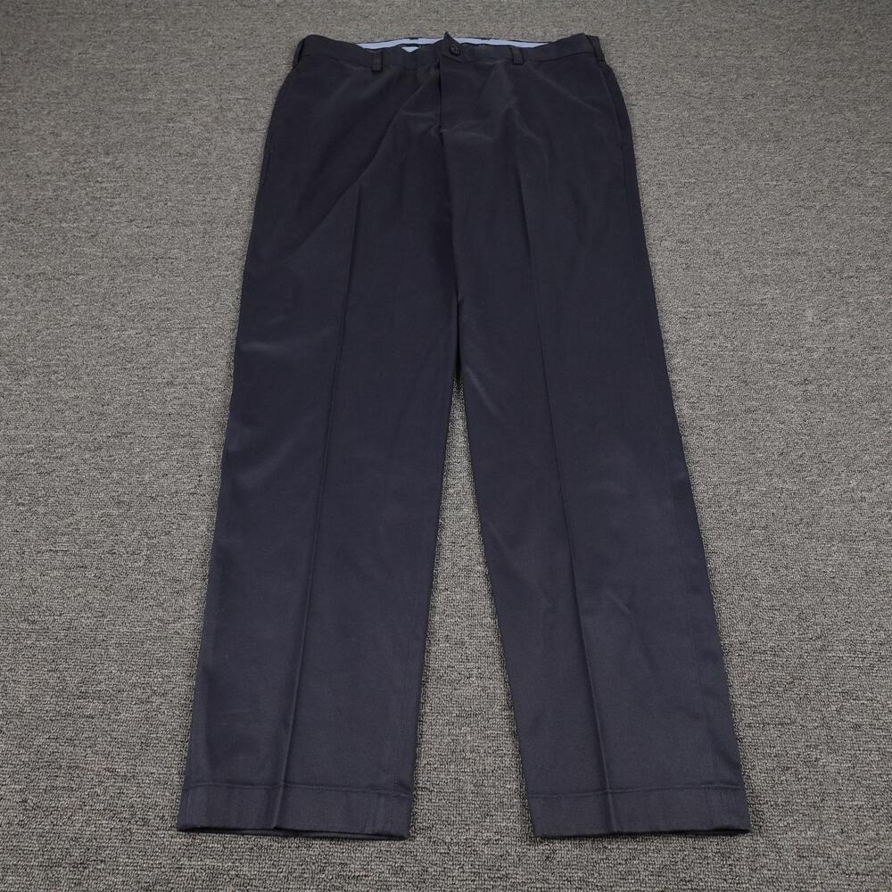 Brooks Brothers Pants Mens 36x31 Blue Light Weight Advantage Chino Clark Pleated